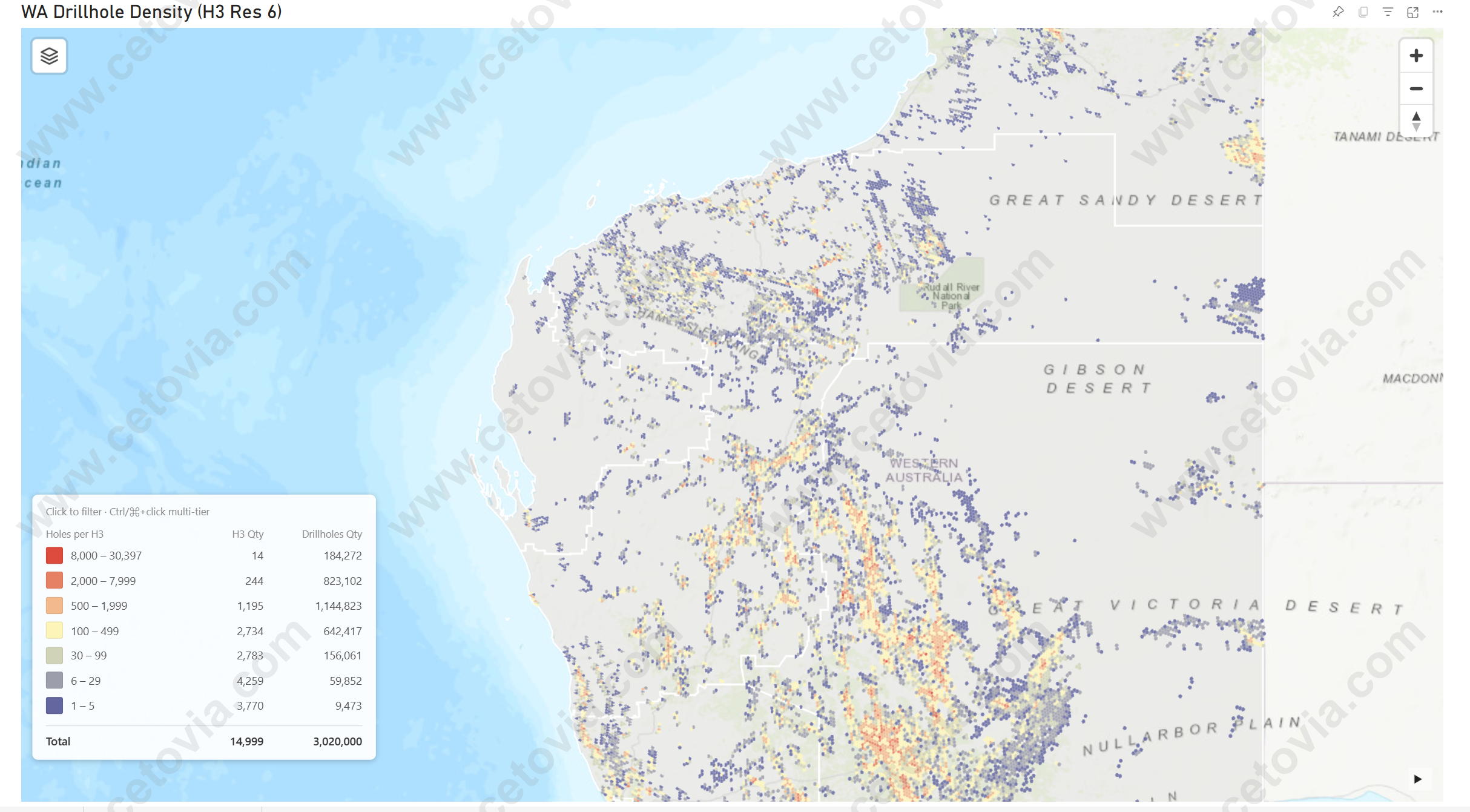 Geographic Heatmap